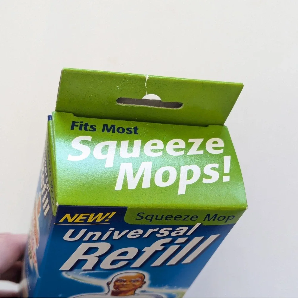 Mr. Clean Magic Eraser Universal Refill Head Fits Most Squeeze Mops 2007 NOS
